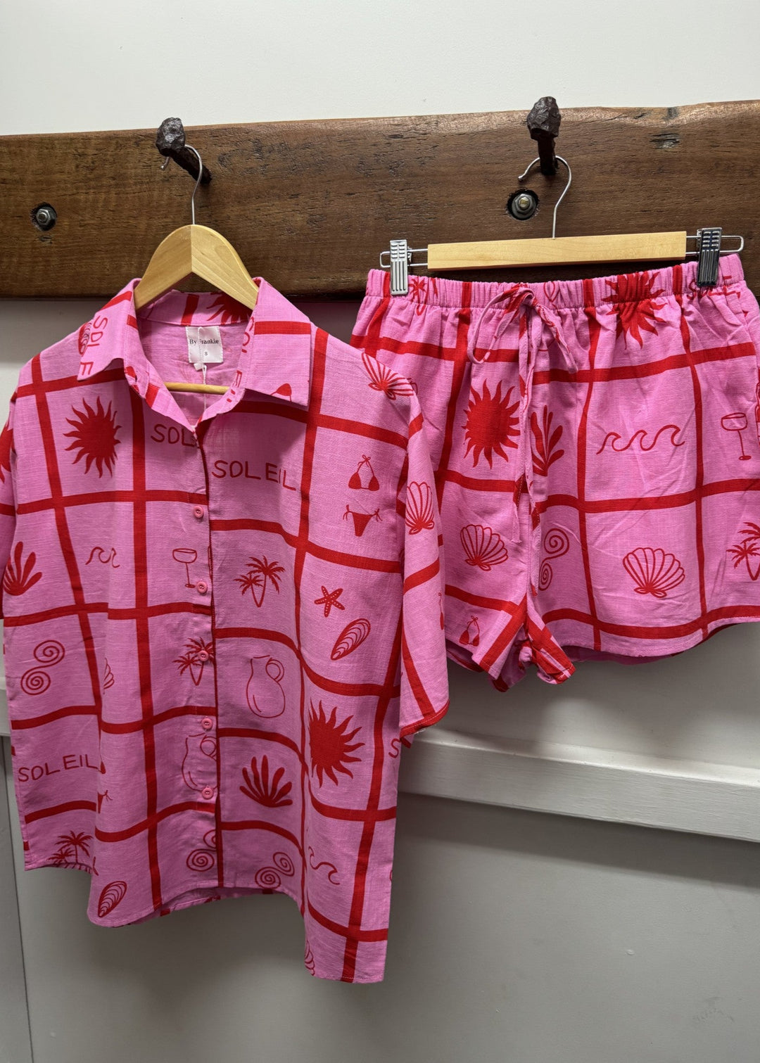Soleil Short Set Pink