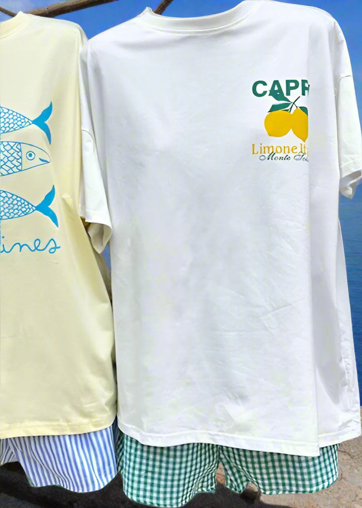 Capri Itailia T-Shirt & Shorts Set