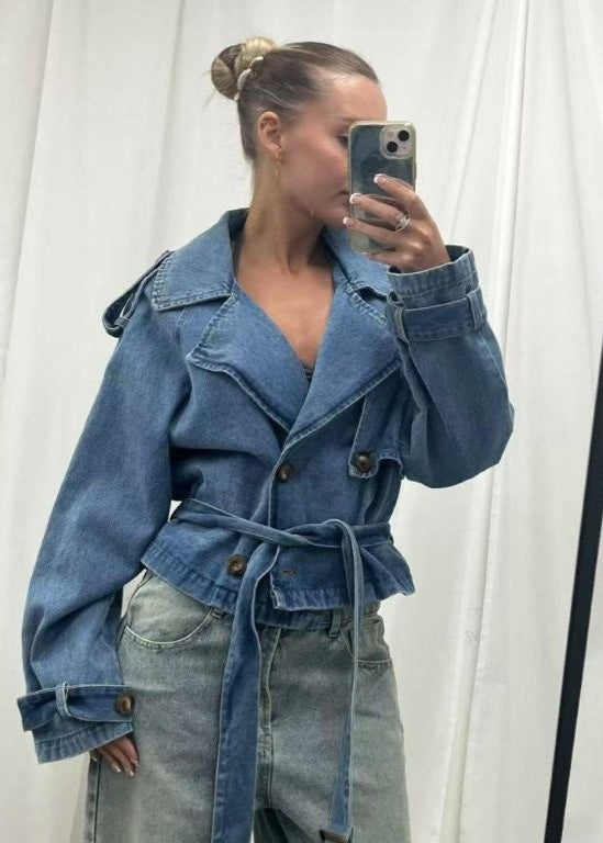 Zeena Short Trench Coat