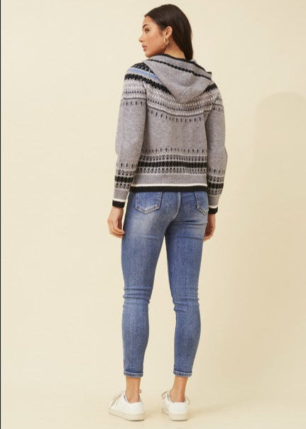 Theo Hooded Cardigan