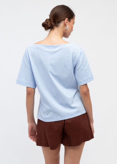 Juno Linen Shorts Chocolate