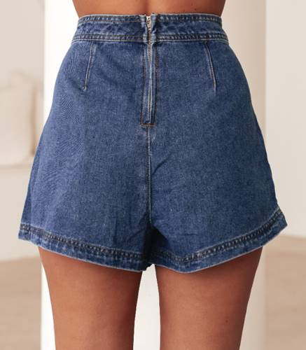 Eddie Denim Skort Indigo