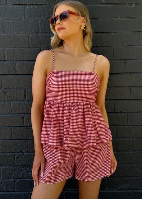 Gidget Gingham Top