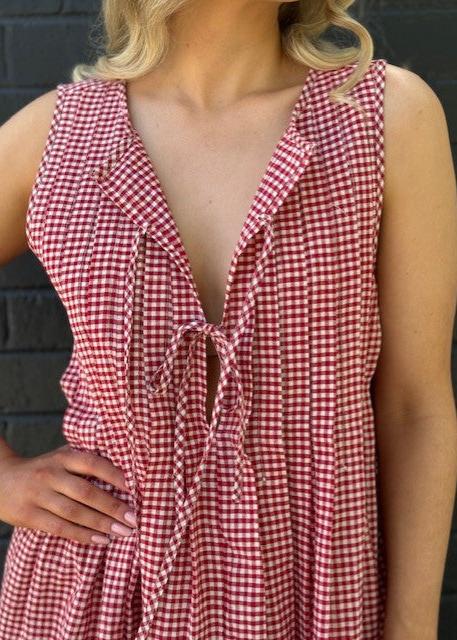 Gidget Gingham Swing Dress