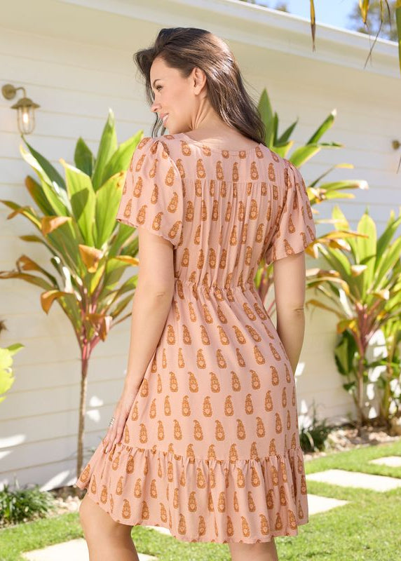 Frieda Mini Dress ROSEWOOD