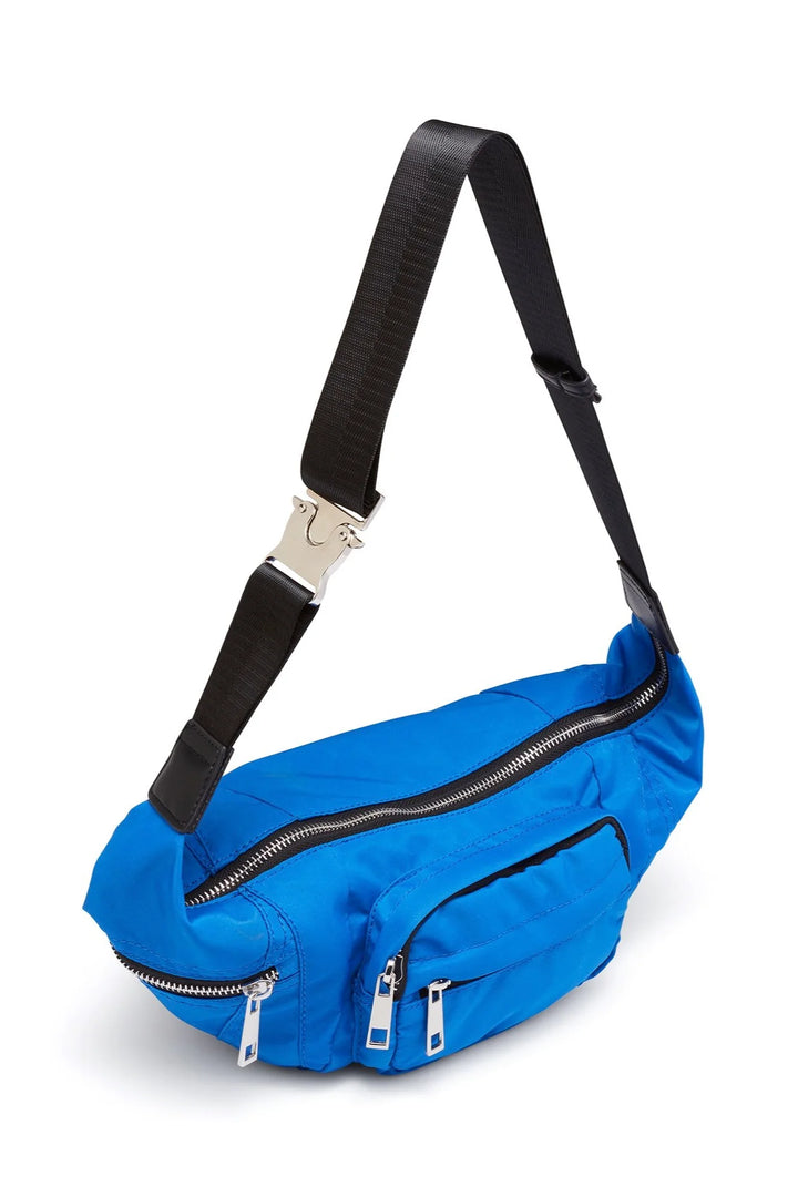 SWEAT SLING BAG IN BLUE