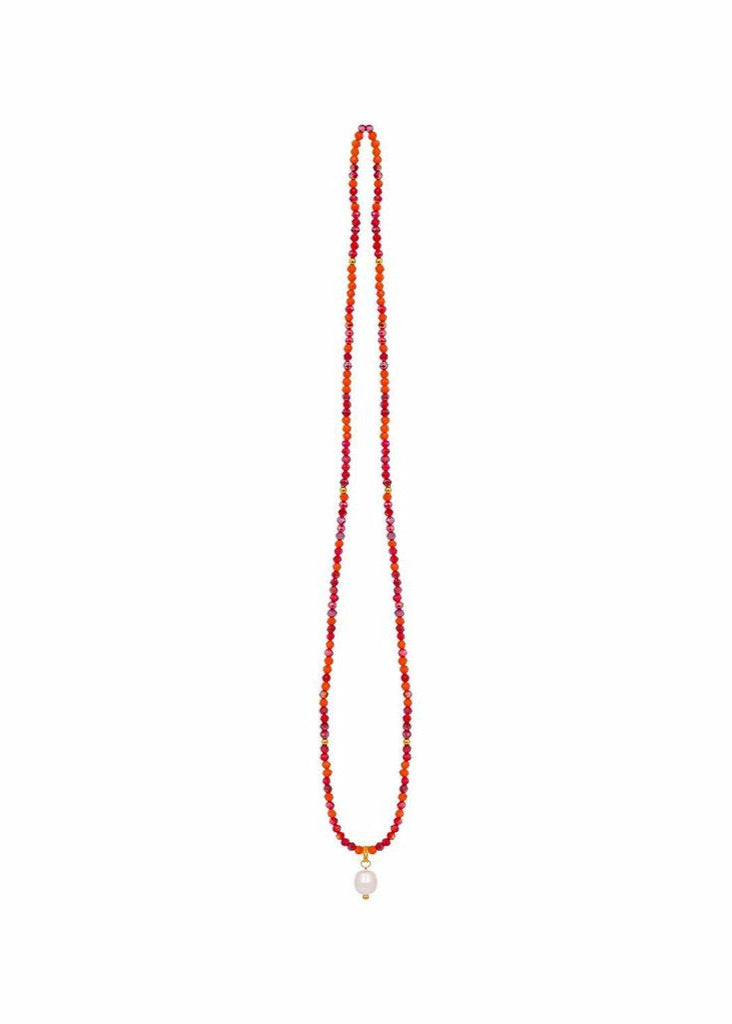 KiKi Crimson Flame Crystal Wrap Jewellery