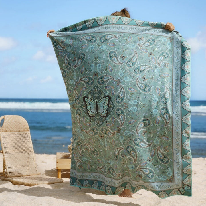 XL BUTTERFLY EFFECT - SAND FREE BEACH TOWEL