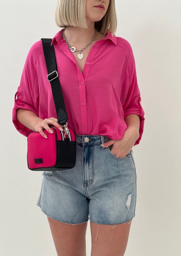 MOST Celeste Slouch Shirt - Valentino Pink