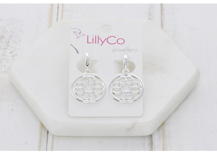 LillyCo Cut Out Pendant Earring