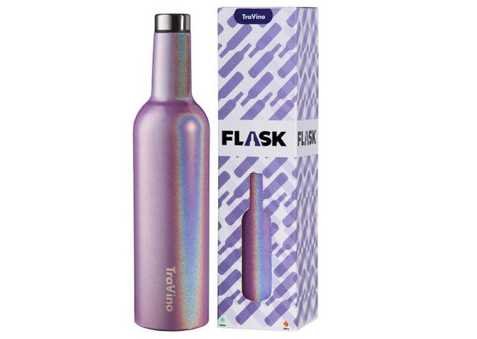 TraVino Insulated Wine Flask - Ultra Violet
