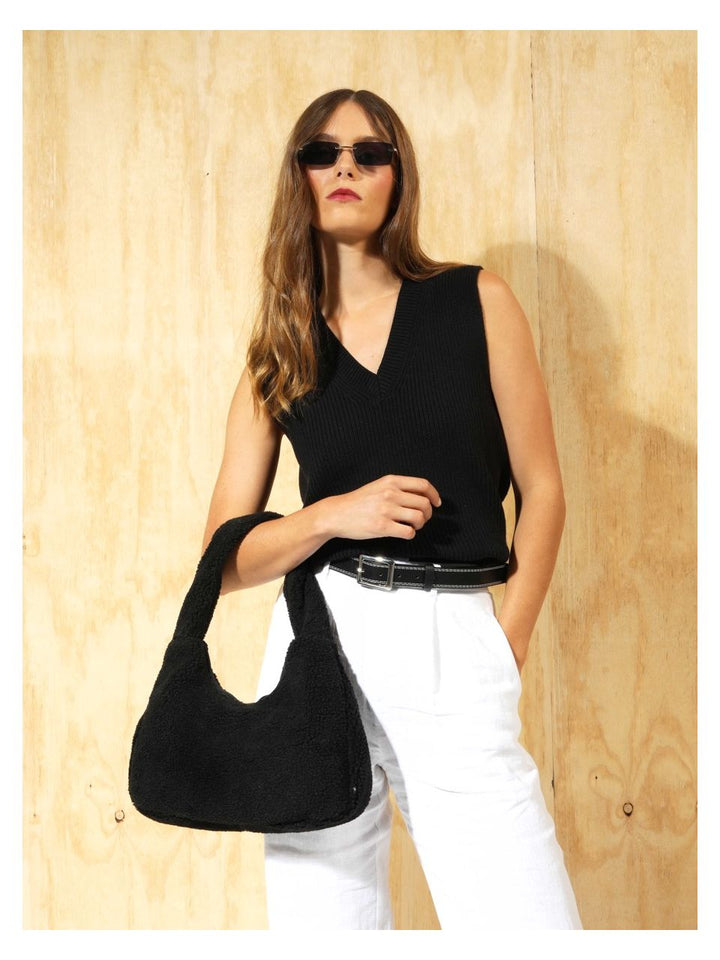 Ryder Teddy Shoulder Bag Black