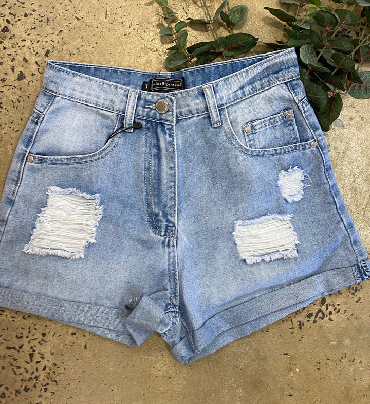 Country Denim Louis Cuff Short