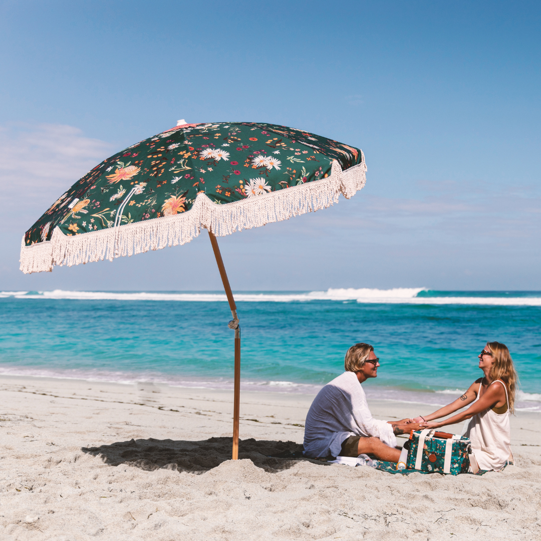 NATIVE BOTANICAL BEACH UMBRELLA