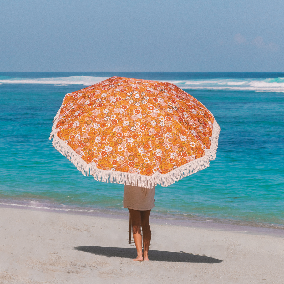 GOLDEN HOUR BEACH UMBRELLA