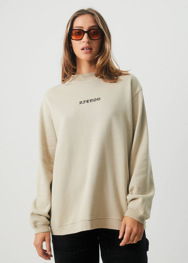 AFENDS Luxury Recycled Crew Neck Jumper
