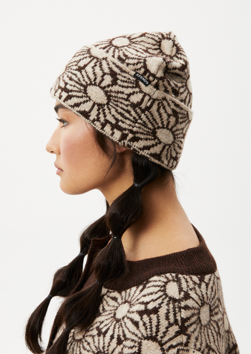 AFENDS Dandy Floral Knit Beanie