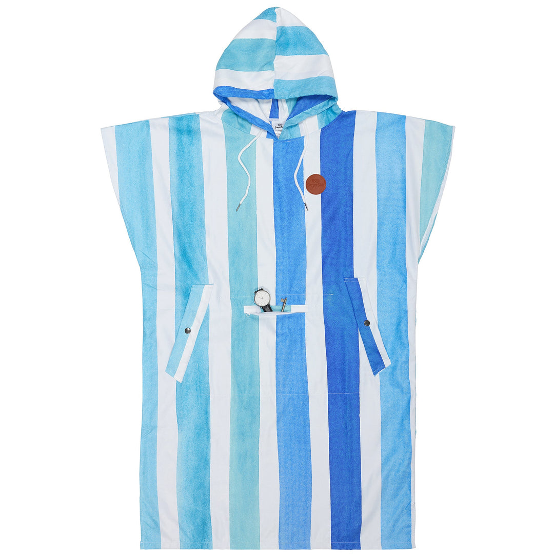 Bondi Blue Changing Poncho Adult