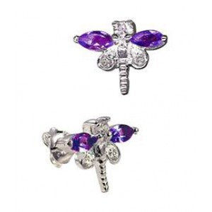 SS Amethyst & Dragon Fly Studs