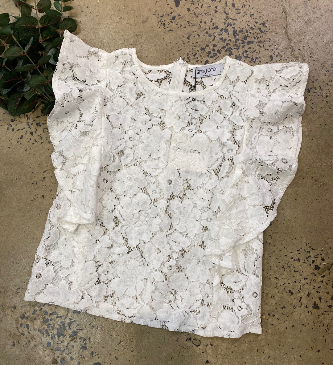 Victoria Lace Frill Top