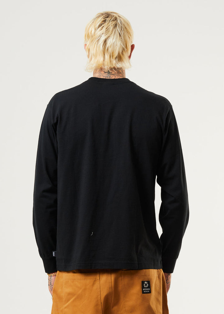 AFENDS Machine Recycled Long Sleeve Tee