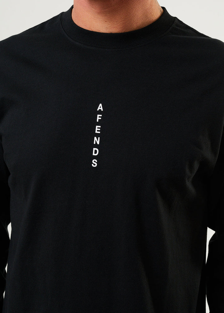 AFENDS Machine Recycled Long Sleeve Tee