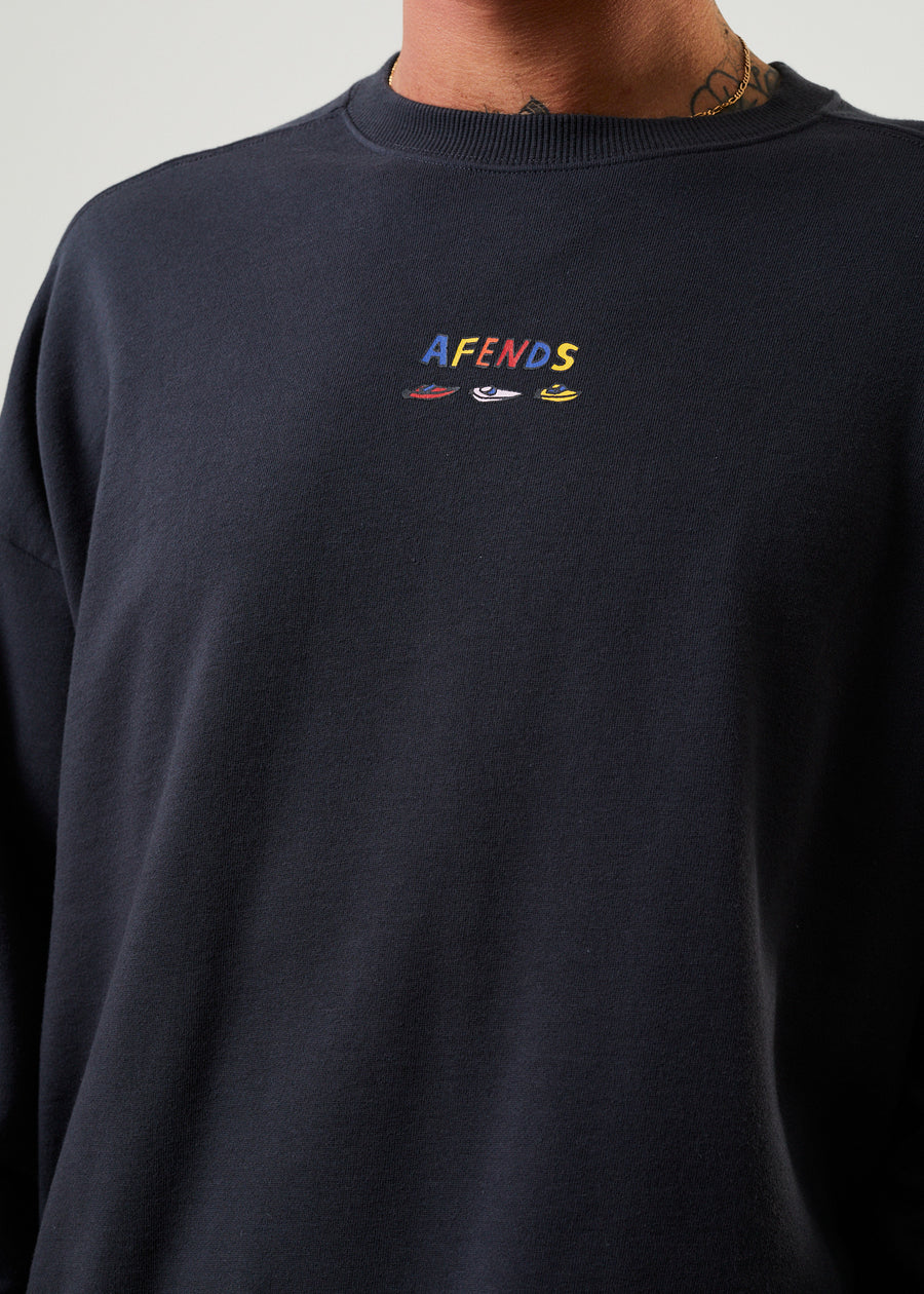 AFENDS Wahzoo Recycled Crew Neck