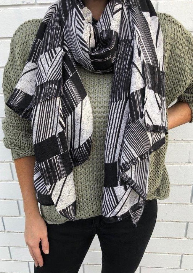 TRIPP Abstract Print Scarf