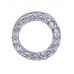 SS Open Circle CZ Stud