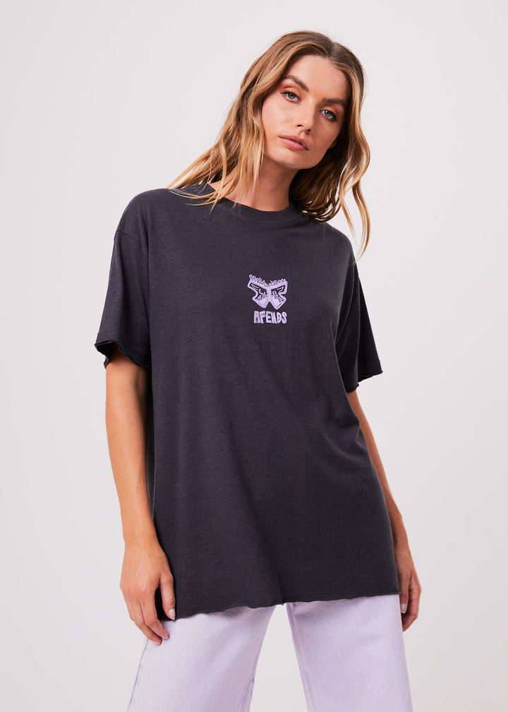 Little Dreamer Hemp Oversized Graphic T Shirt
