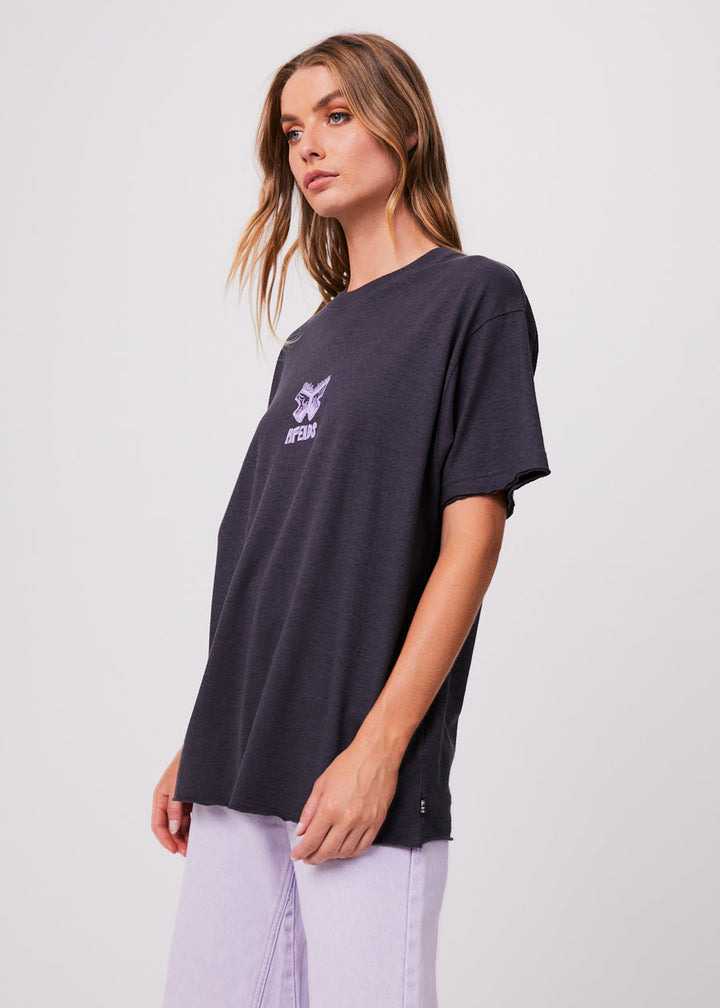 Little Dreamer Hemp Oversized Graphic T Shirt