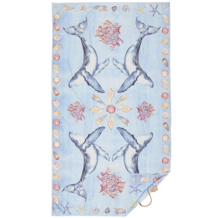 BY THE SEA - SAND FREE BEACH TOWEL Large