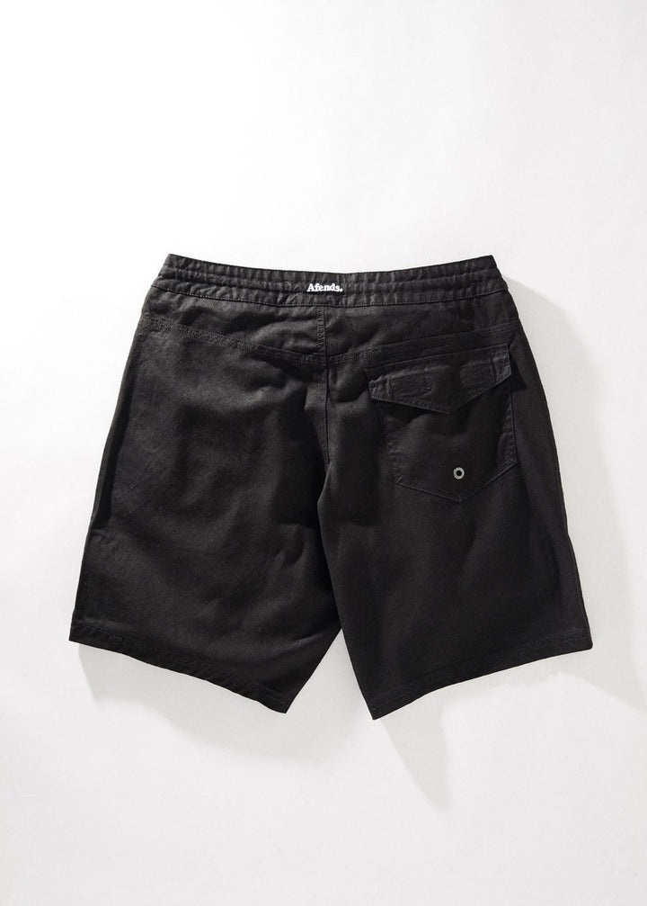 AFENDS Hemp Crucial Fixed Waist Boardshort