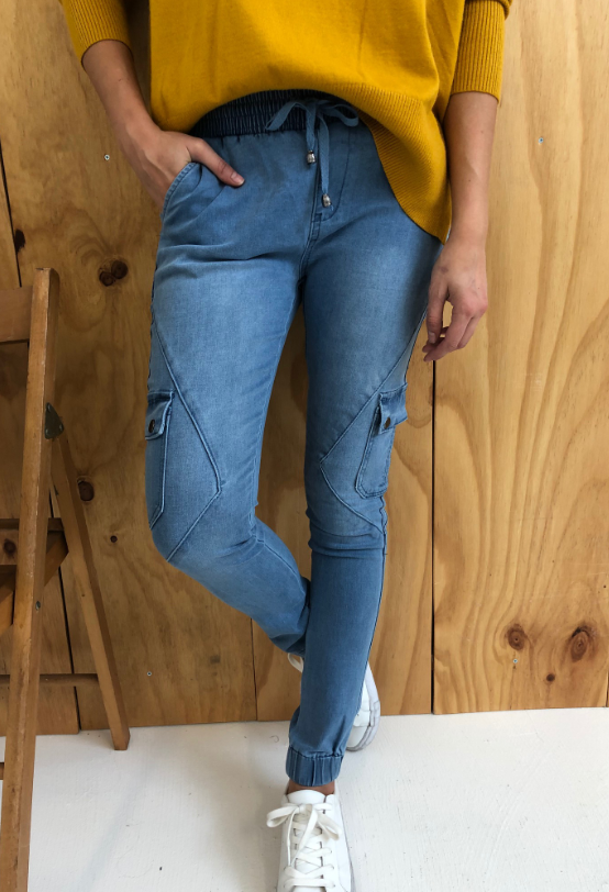 Country denim deals joggers