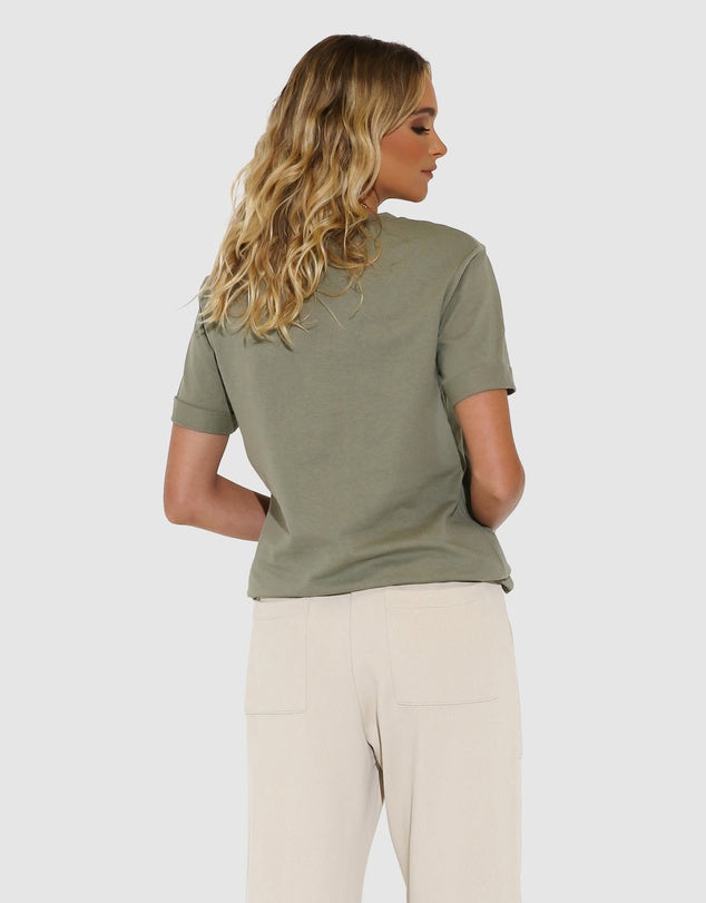 J'Adore Tee Khaki