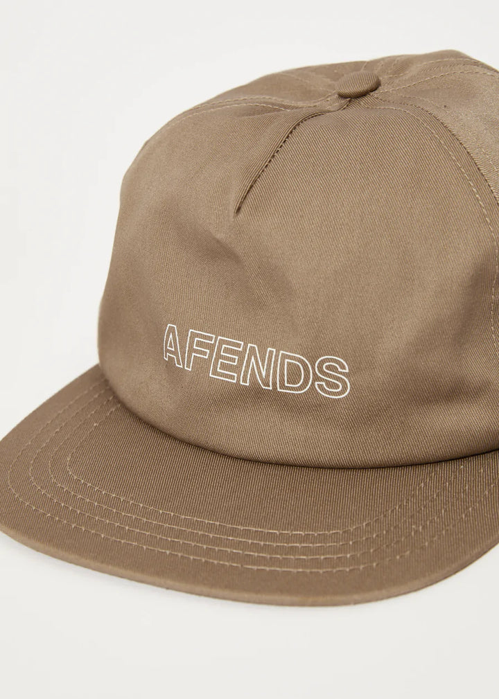 AFENDS Outline Recycled Snapback 5 Panel Cap