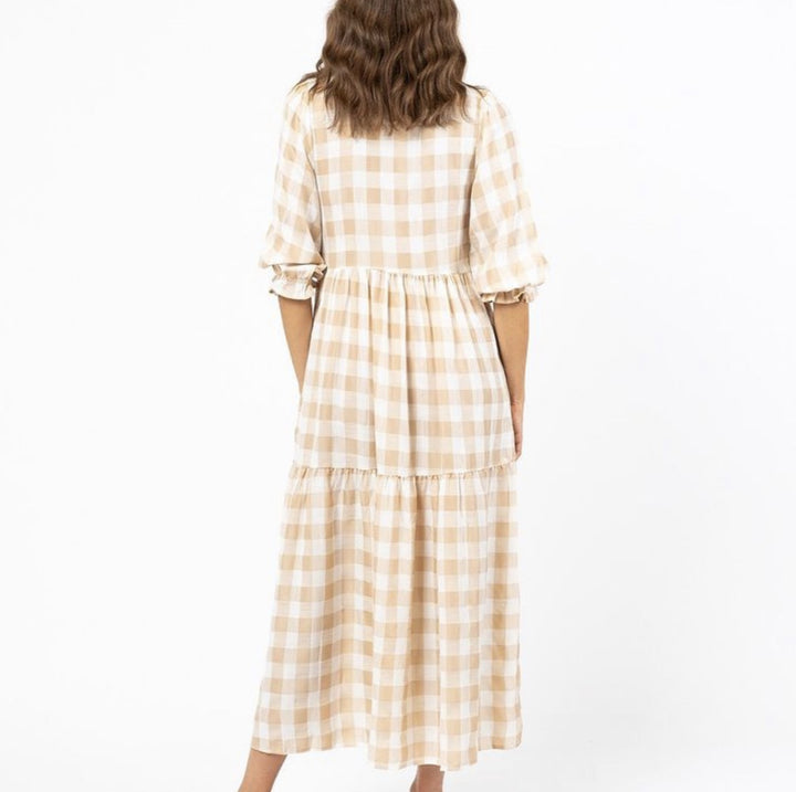 Alice Gingham Midi Dress