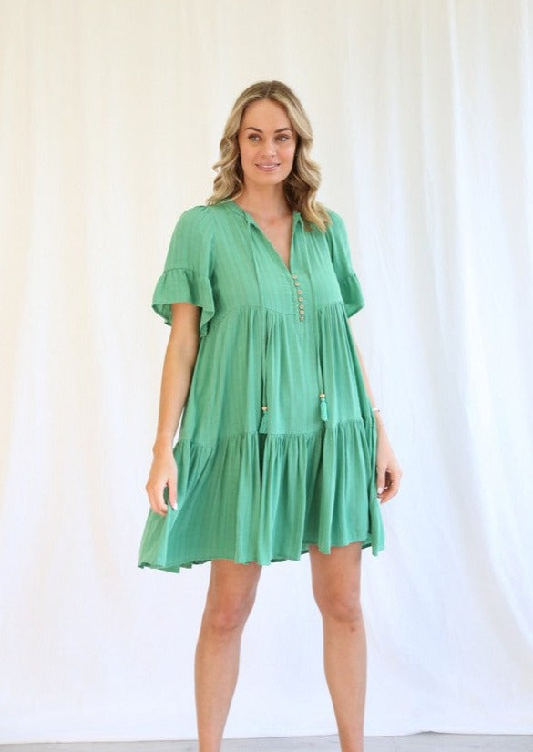 Zina Dress Green