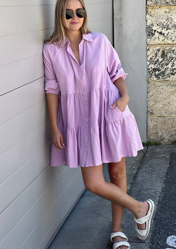 Frankie Mini Dress Lilac